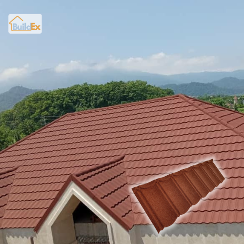 stone coated metal roof tiles