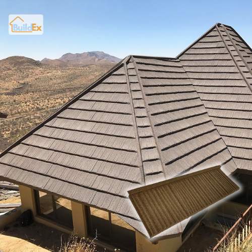 Shake Stone Coated Roofing Tiles