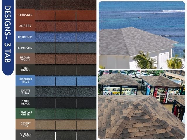 luxury roof black shingles