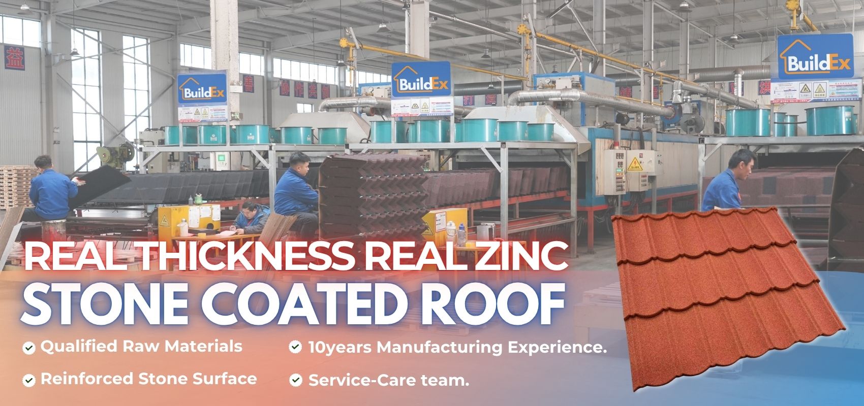 Stone coated roofing sheets