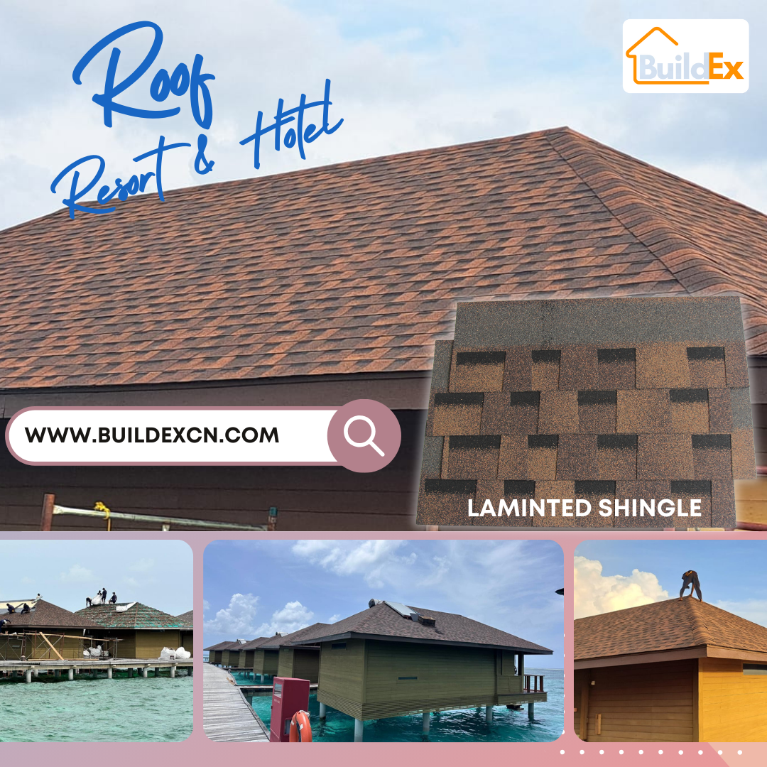 The Island Paradise Covered By BuildEx Roofing Shingles at Maldives