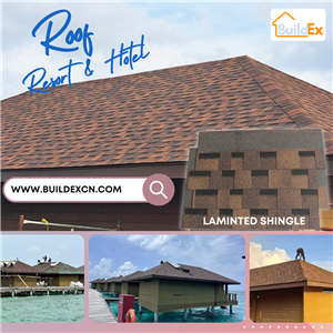 The Island Paradise Covered By BuildEx Roofing Shingles at Maldives