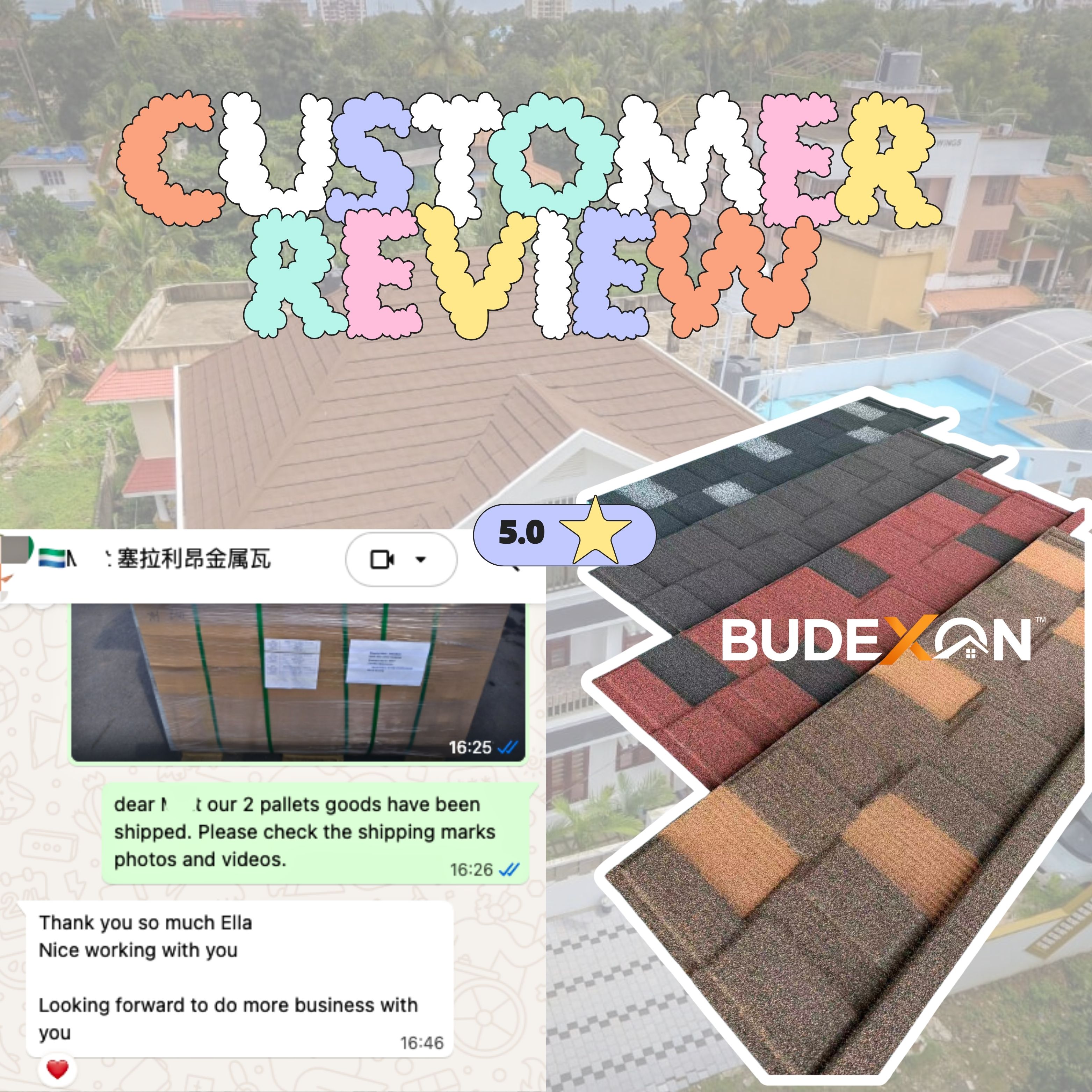 Metal Roof Packaging Customization