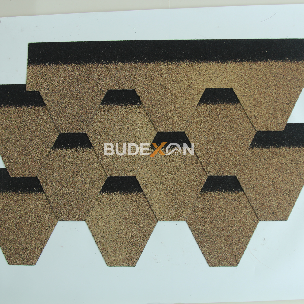 Mosaic Asphalt Roofing Shingles Fiberglass Bitumen Shingles Roof