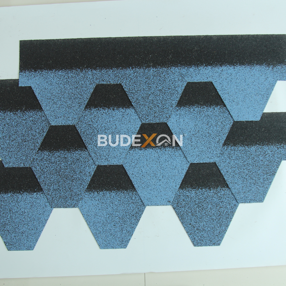 Mosaic Asphalt Roofing Shingles Fiberglass Bitumen Shingles Roof