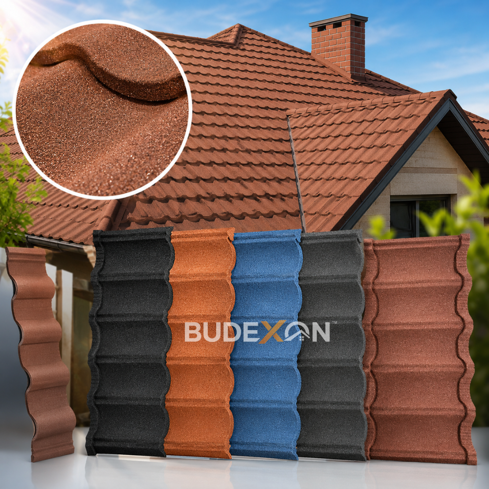 Stone Coated Roofing Sheets for Residential Villas in Nigeria