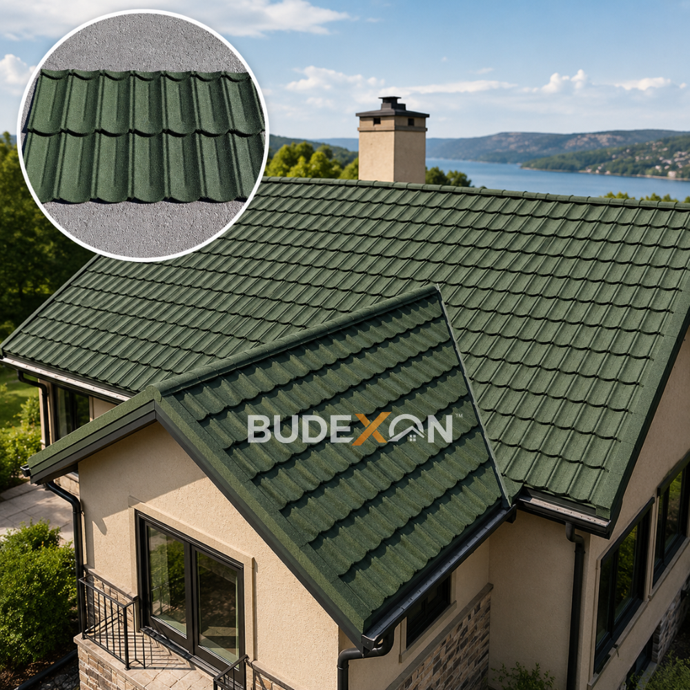 Stone Coated Roofing Sheets for Residential Villas in Nigeria