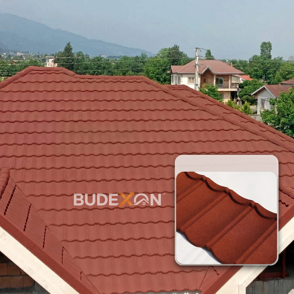 Bond Classic Designs Stone Coated Metal Roofing Sheets Black Aluzinc Roof Tiles
