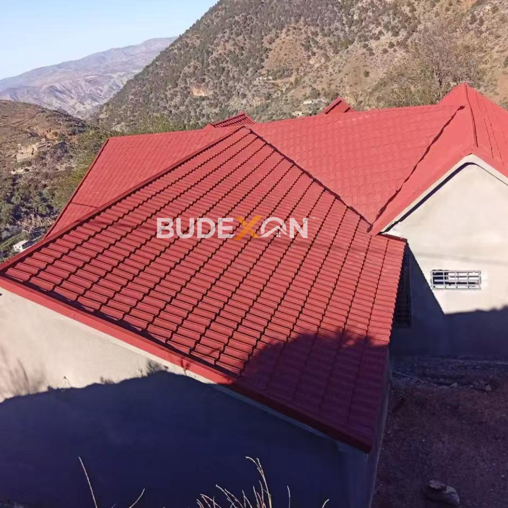 Bond Classic Designs Stone Coated Metal Roofing Sheets Black Aluzinc Roof Tiles