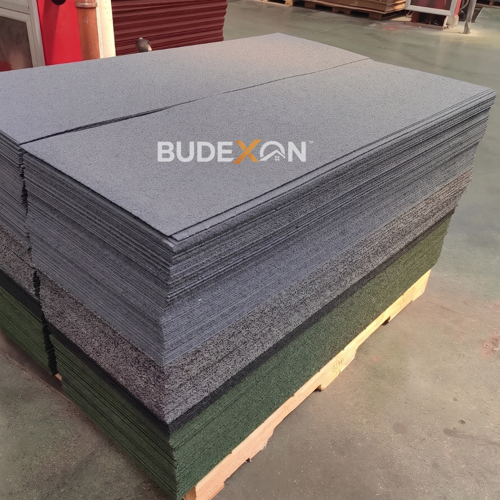 Factory Price Production Stone Coated Metal Flat Roofing Sheets Budexon Factory China