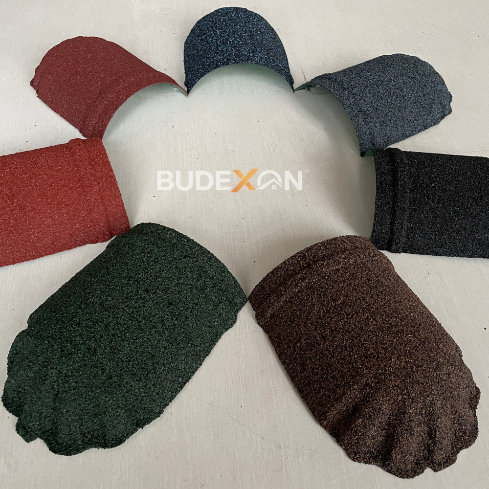 Bond Stone Coated Metal Roofing Sheets Galvalume South America Hot Sale Price Shingles