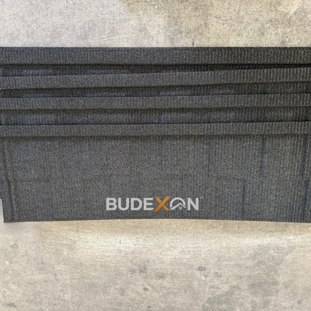 Stone Coated Roof Tiles Hot Sale Black 0.55mm 0.50mm High Quality in West Africa