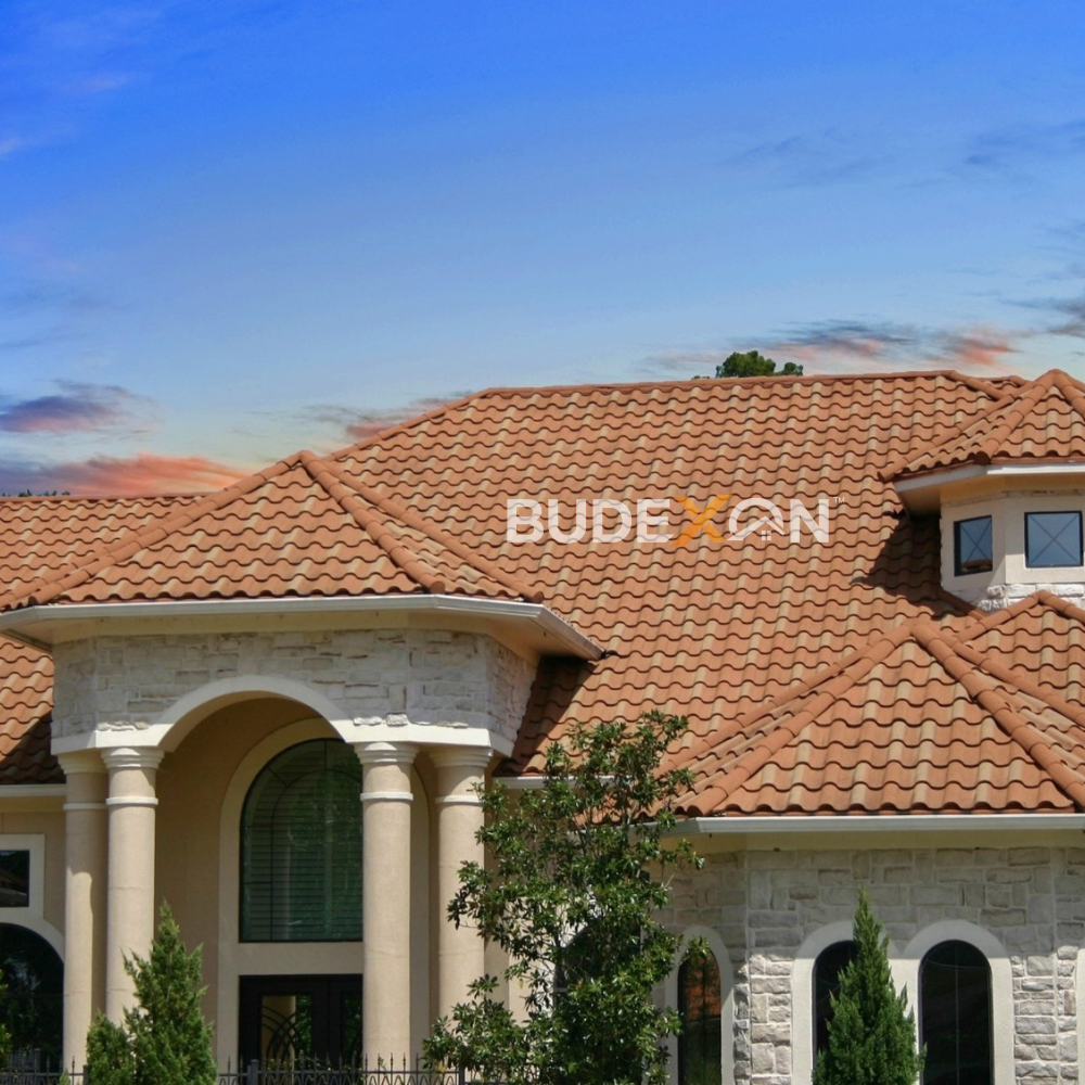Stone Coated Roof Tiles Hot Sale Black 0.55mm 0.50mm High Quality in West Africa