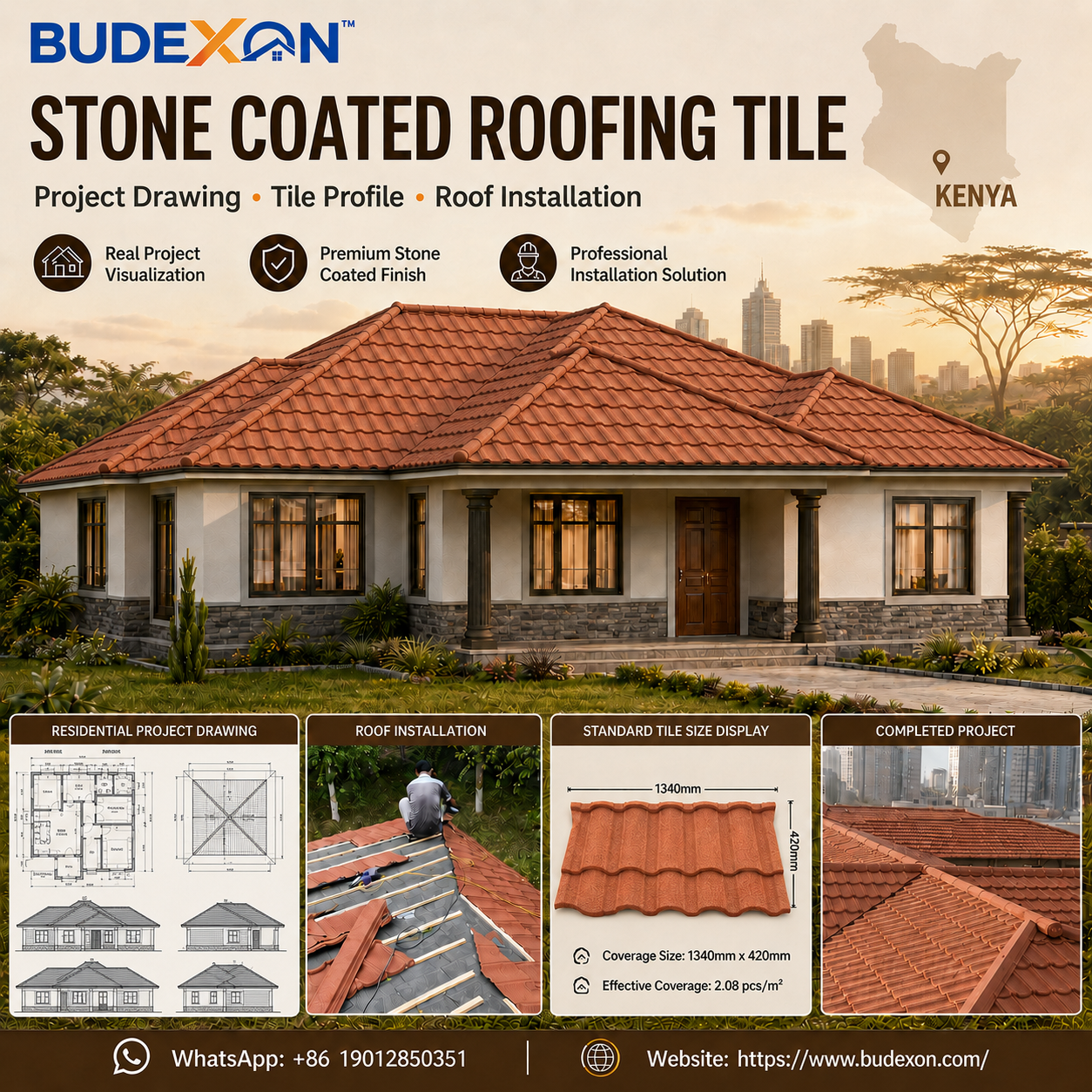 Stone Coated Roofing Tiles