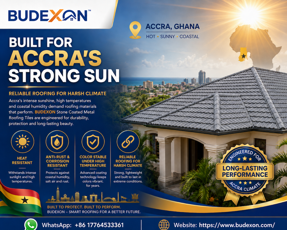 Roofing sheet in Ghana