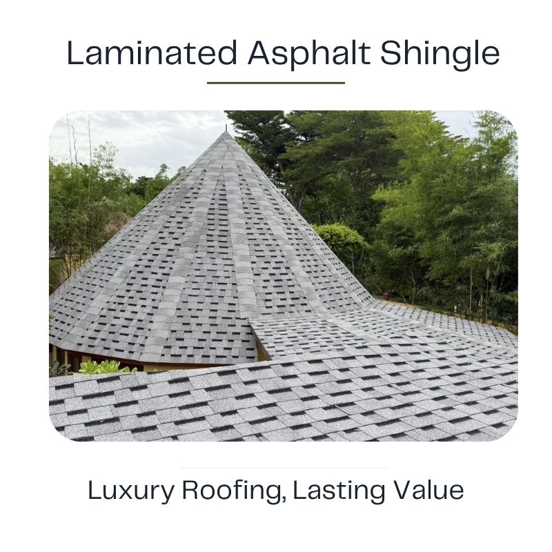 Laminated Asphalt Shingle Heat Resistant 3D Roofing Shingles for Philippines Thailand Malaysia