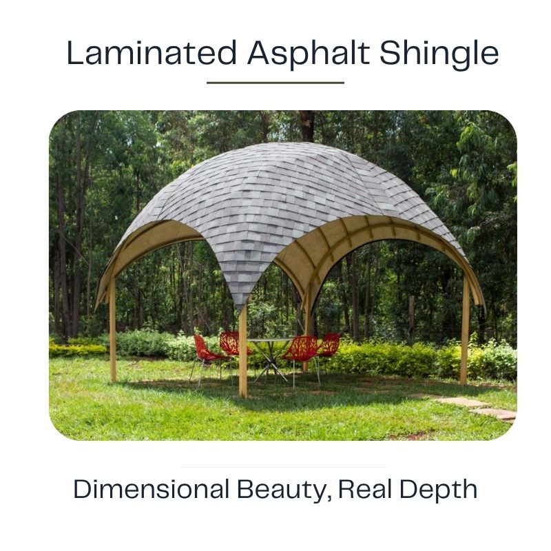 Laminated Asphalt Shingle Heat Resistant 3D Roofing Shingles for Philippines Thailand Malaysia
