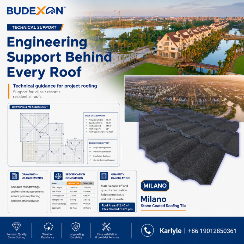 Stone Coated Metal Roofing Tile
