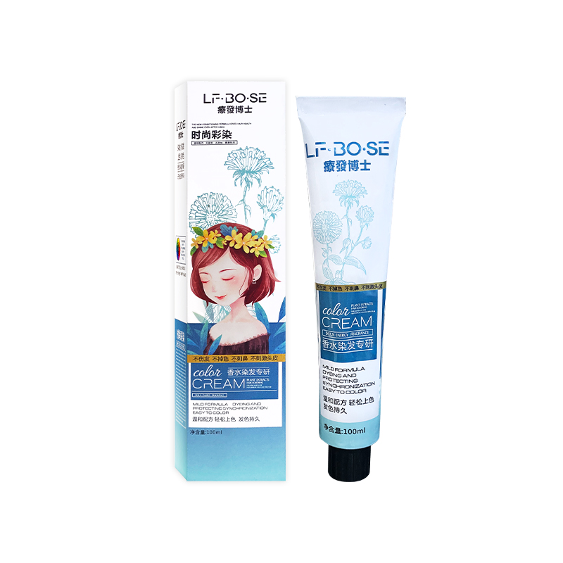 Iris Blue Hair Dye