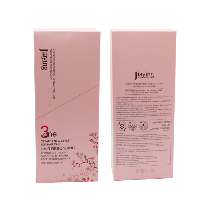 Permanent Hair Straightening Cream - Chemical Japanese Keratin Treatment for Smooth Sleek Hair