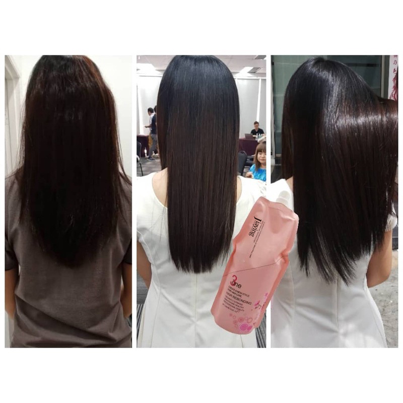 Permanent Hair Straightening Cream - Chemical Japanese Keratin Treatment for Smooth Sleek Hair