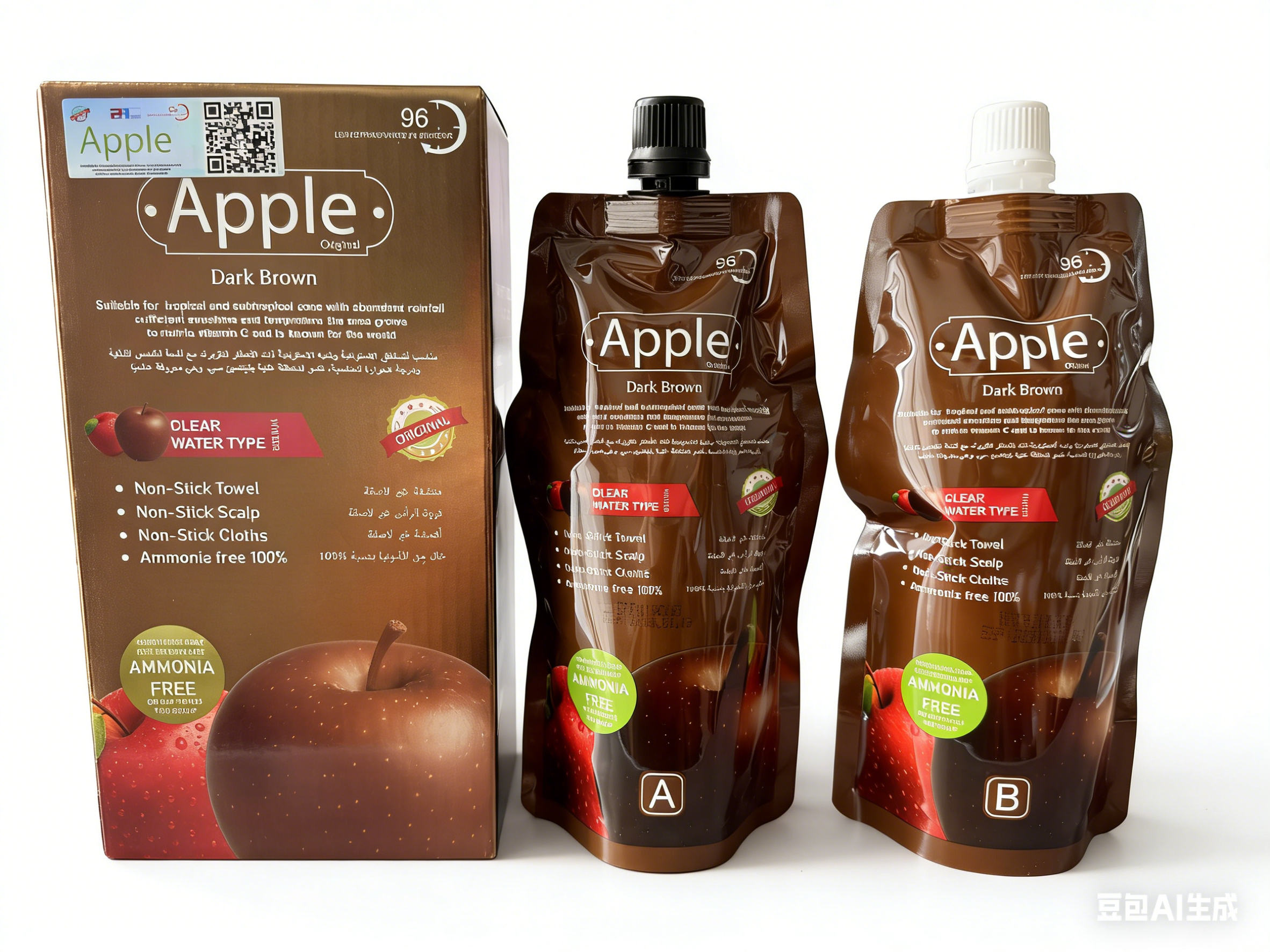 Китай Темно-коричневая краска для волос для получения яблочного оттенка, производитель