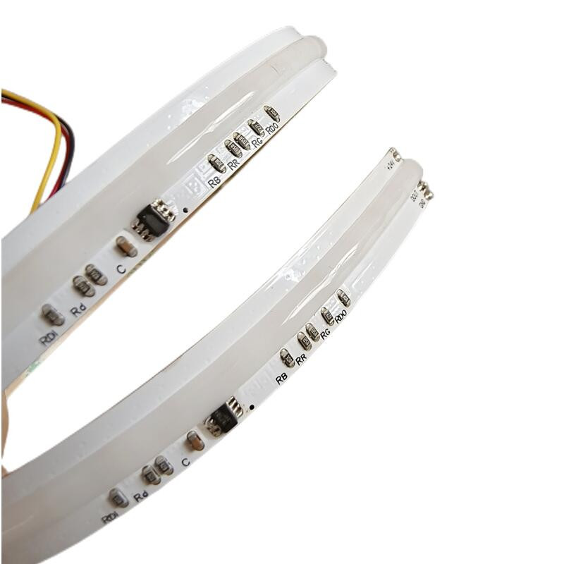 Luz de tira de mazorca Rgb programable con bata de cinta direccionable