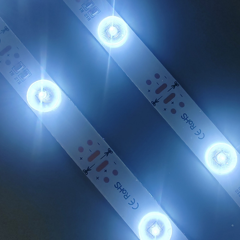 Barra de luz LED rígida com lente difusa