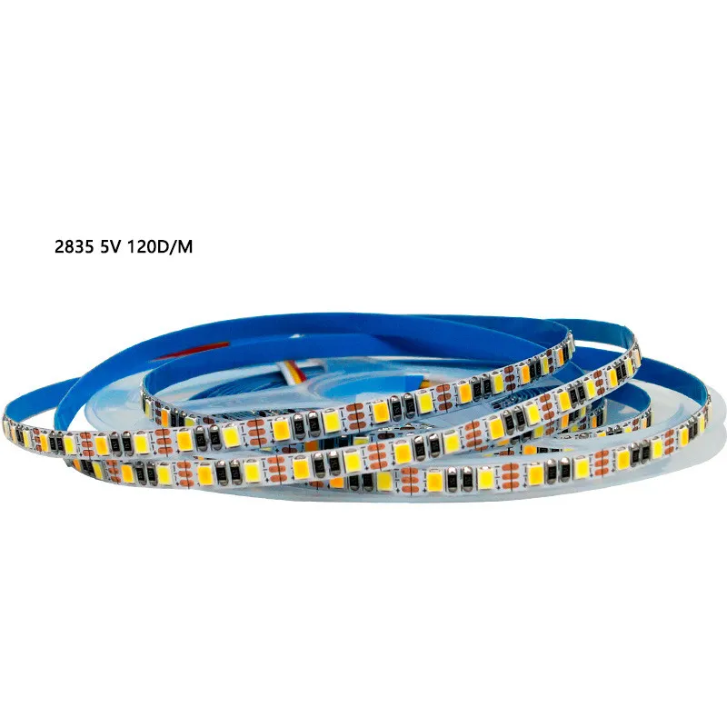 Bande lumineuse LED de couleur blanche réglable à double réglage