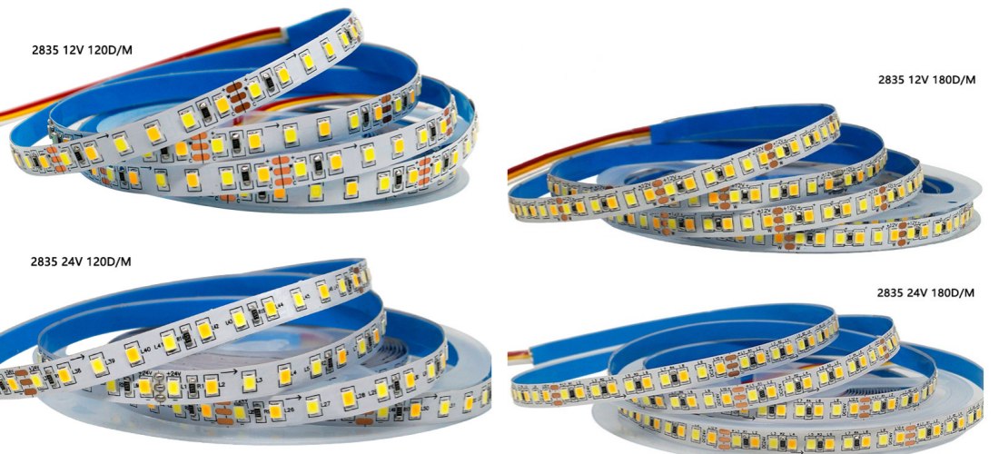 Adjustable color temperature LED Strip