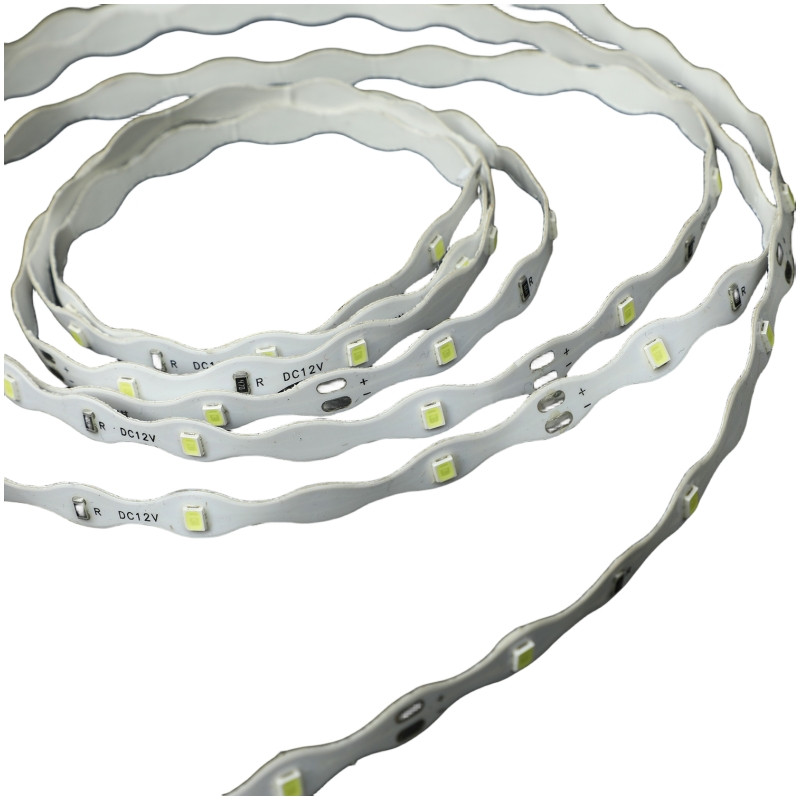 Bande lumineuse LED flexible en forme de S en zigzag