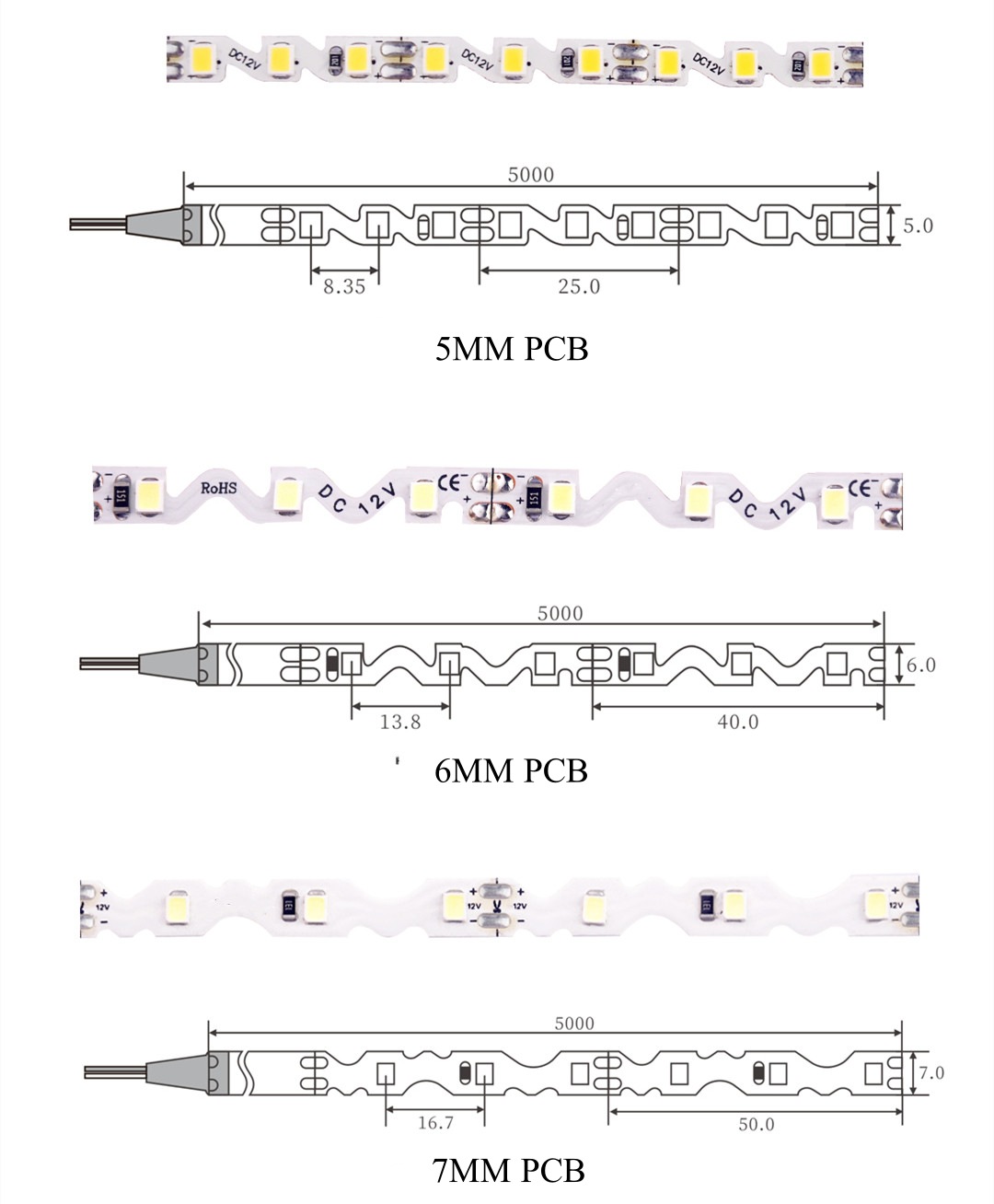 bendable led strip sign letter strips