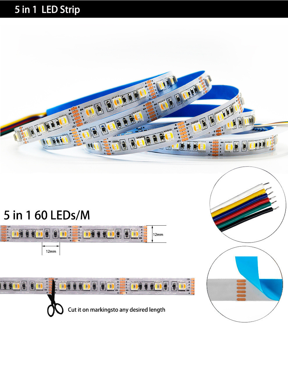 continuous led strip light rgb supplier