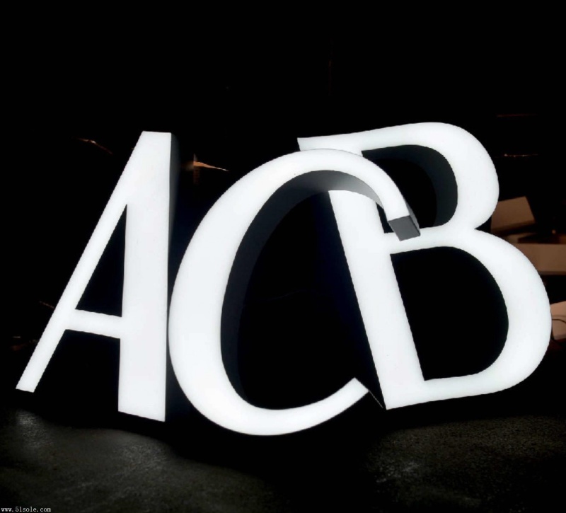 How many types of signage letters?
