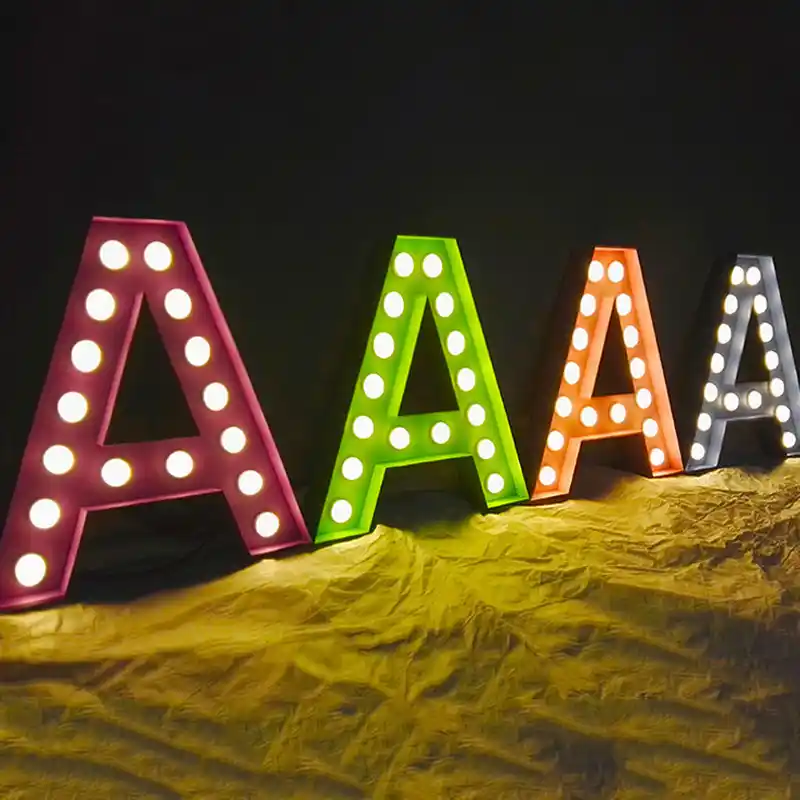 How many types of signage letters?