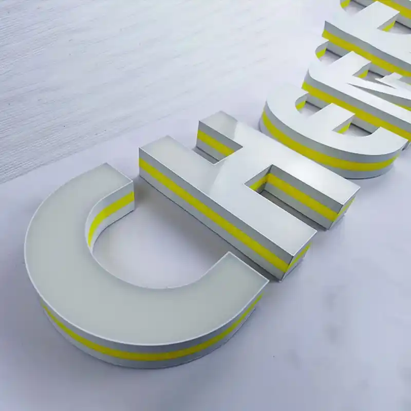How many types of signage letters?