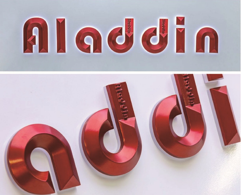How many types of signage letters?
