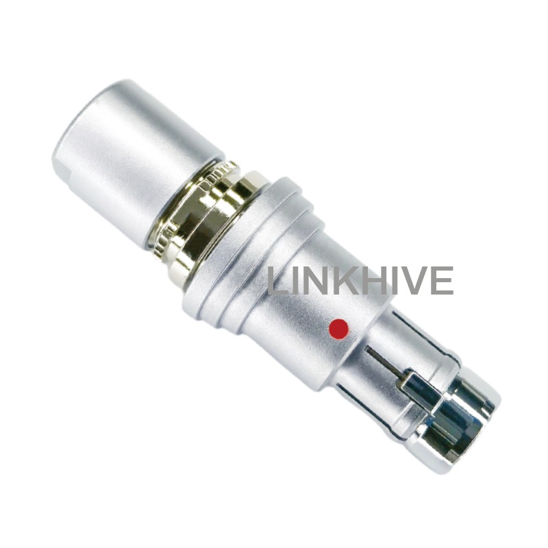 Mini S3 S4 Snap Series b Ip68 Short metal Circular Push Pull Connectors