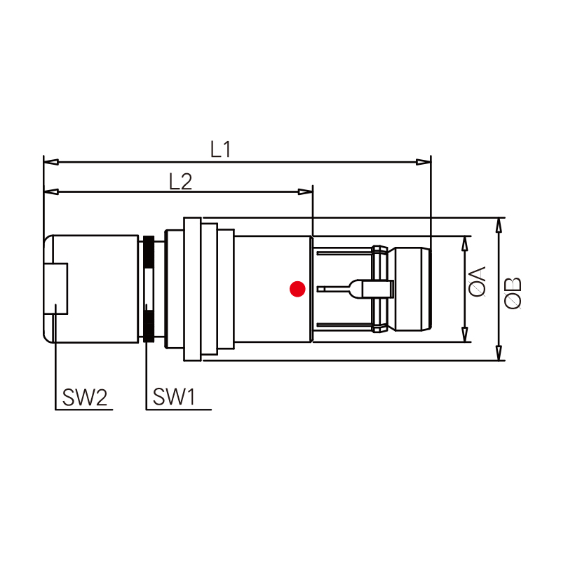 Mini S3 S4 Snap Series b Ip68 Short metal Circular Push Pull Connectors