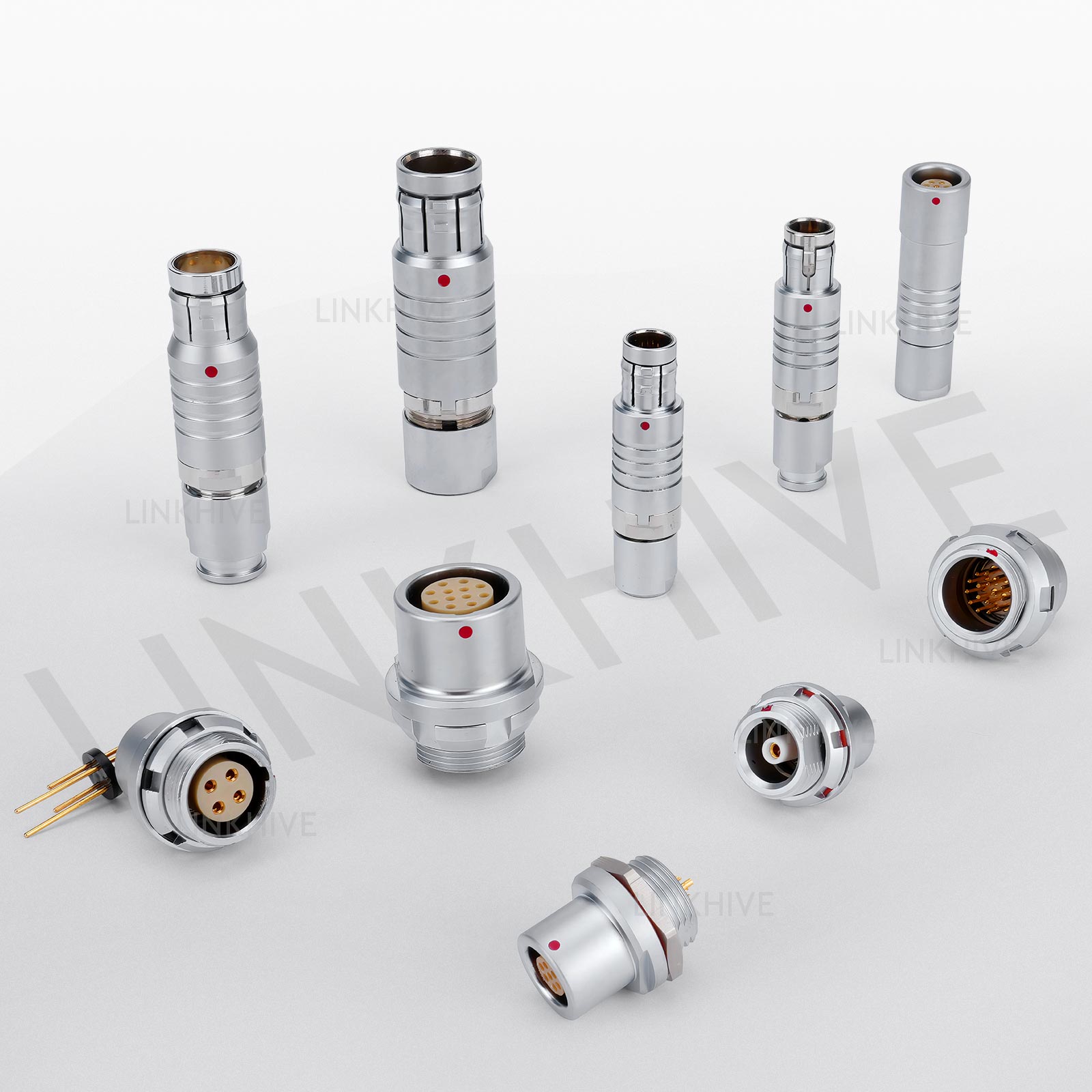 IP68 C Series push pull circular connector Mini Style 3 Snap b series