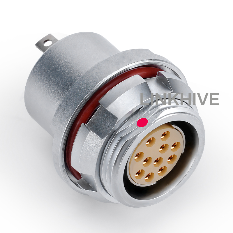 IP68 MINI G8 SNAP F Series Circular Connector Receptacle