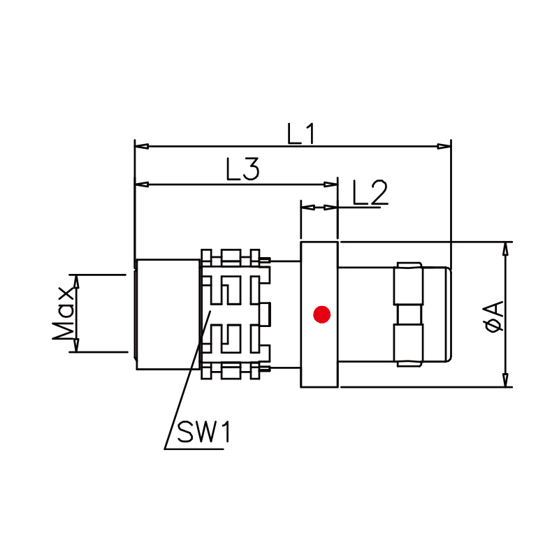 Amc series A1 0Y 1Y AY military High-contact density connector