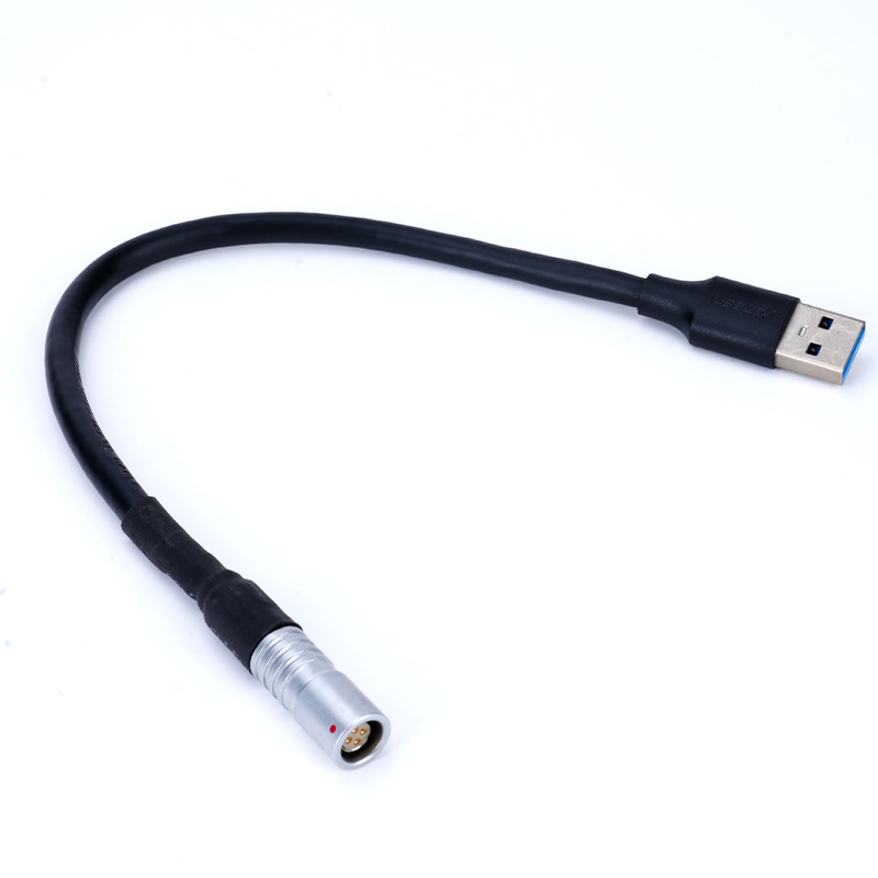 Custom USB 3.0 to Push Pull Connector Cable Aseembly Solution