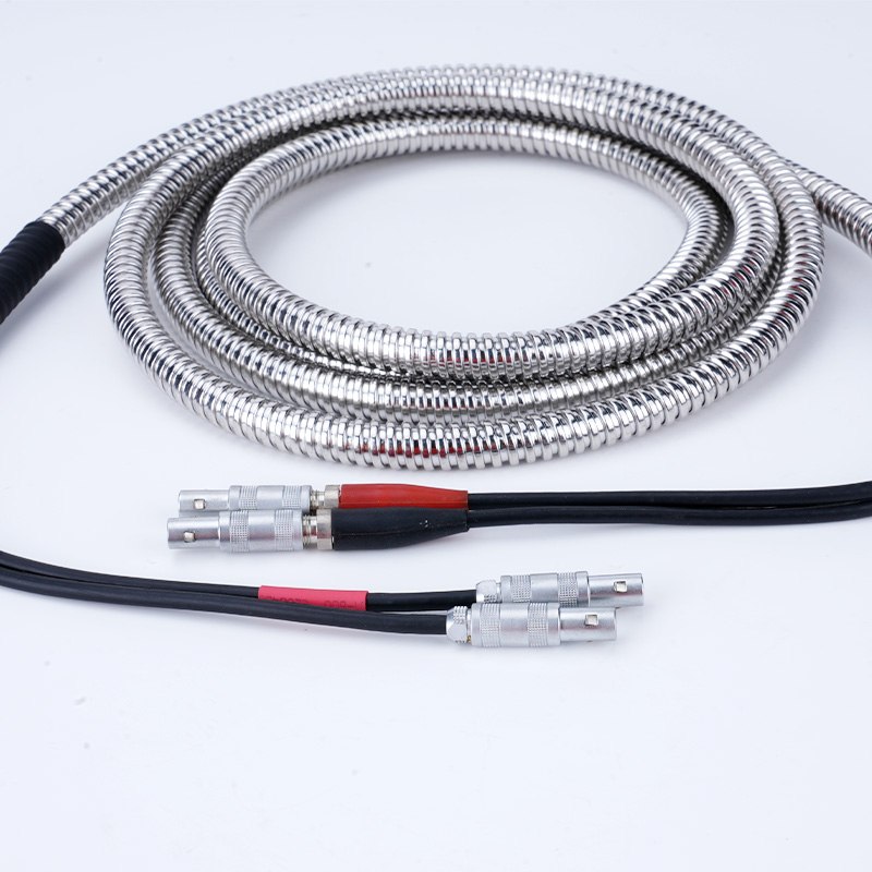 Custom Armored cable with Y Splitter Connectors Assembly Solution