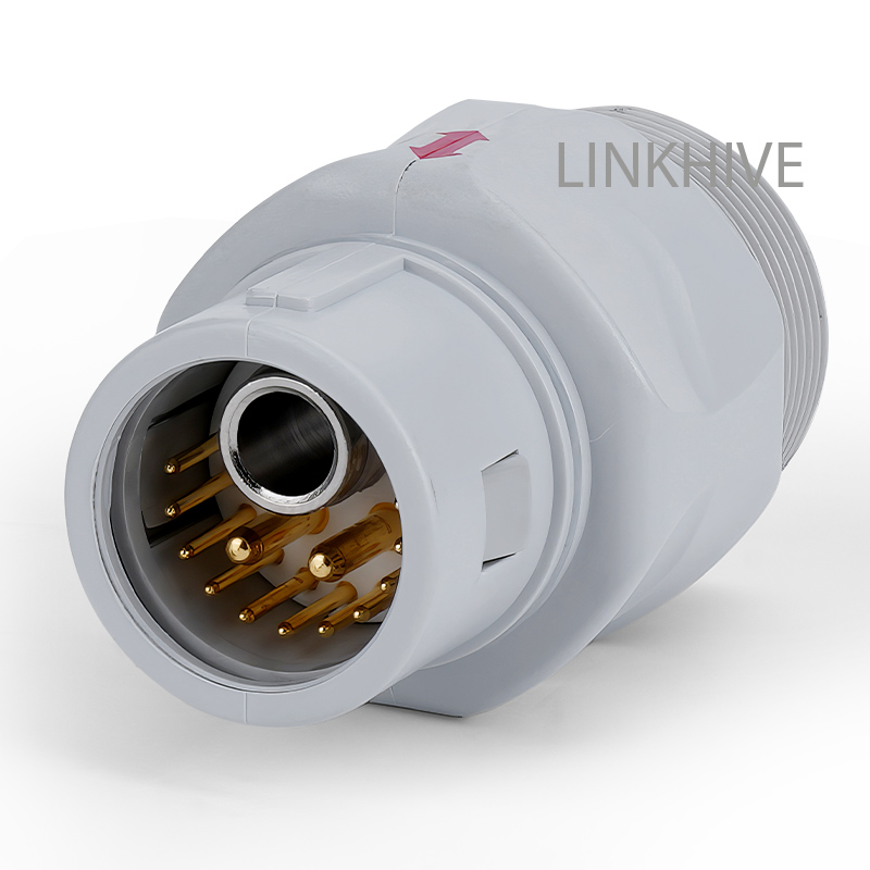 FGG 4P Plastic fluidic/pneumatic circular push pull connector