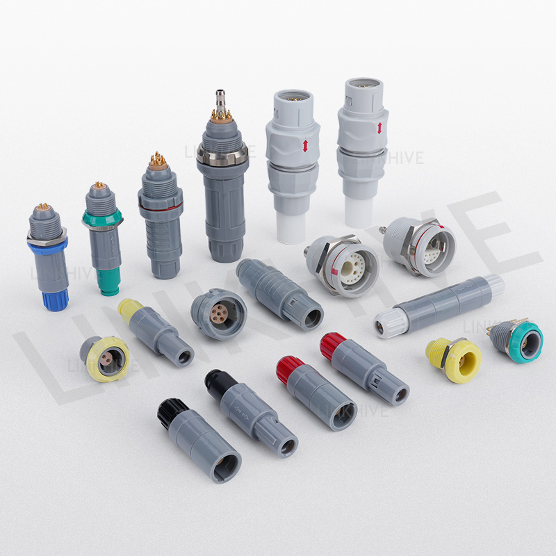 EGG 3P Circular Hybrid Aviation Pneumatic Medical Socket