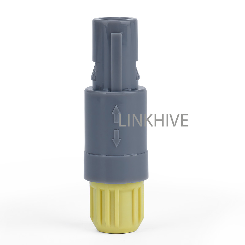 PAG M0 1P Reliable Medical Plastic push pull connector