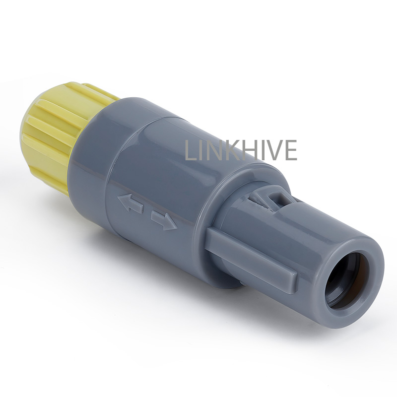 PAG M0 1P Reliable Medical Plastic push pull connector