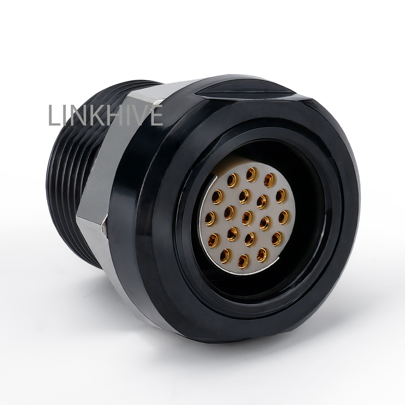 Plastic PC.2A.G5 Miniature Circular Connector Receptacle