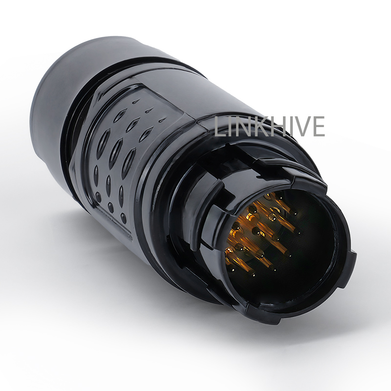 PC.2A.S1 Plastic Miniature Circular Connector with Push Pull Locking